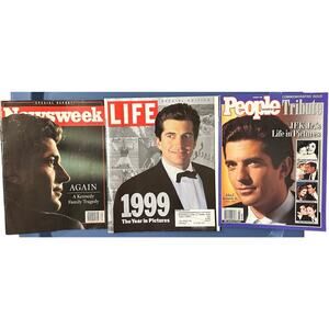 JFK Jr Lot Newsweek Special, Life Special Edition 1999, People Magazine Tribute